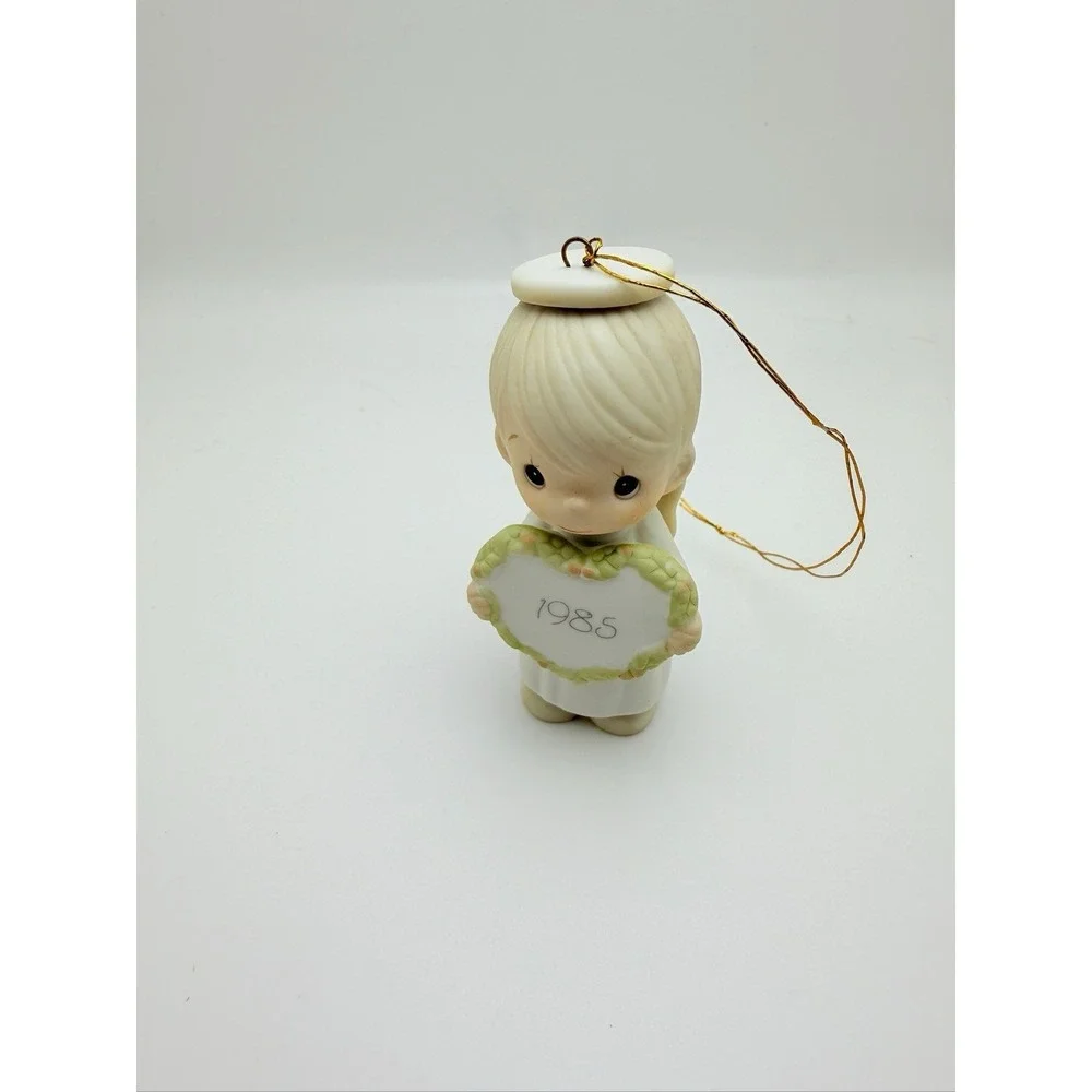 Precious Moments Christmas Ornament God Sent His Love Dove Production Mark 1985